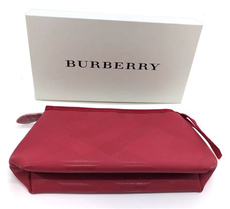 burberry red makeup bag|burberry makeup gift set.